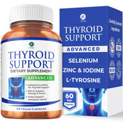 1 Body Thyroid Support bottle front with clear branding for energy use