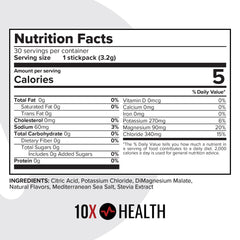 10X Health System lemon-lime mix poured into water for refreshing hydration