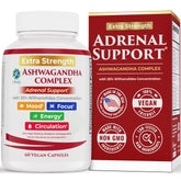 1 Body Ashwagandha Complex bottle-front highlighting daily calm and resilience