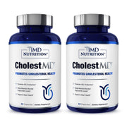1MD CholestMD bottle with olive leaf extract highlighting antioxidant support.