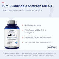 1MD KrillMD EPA and DHA profile illustration.