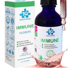 1Q Immune liquid bottle for kids daily immune wellness