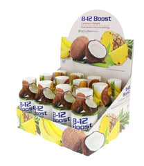 1ST STEP B12 Boost bottle side view showing compact packaging