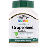 21st Century Grape Seed Extract bottle for daily antioxidant support