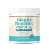 360 Nutrition blends bovine colostrum and collagen bottle showing gut and skin benefits.