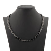 38® Titanium Magnetic Field Cross Necklace front view shows bold masculine cross design for daily wear