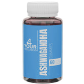 4 Your Wellness Ashwagandha Gummies bottle label for easy daily wellness
