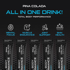 4D Clean Energy packaging featuring electrolytes and vitamins, highlighting zero calories and vegan ingredients.