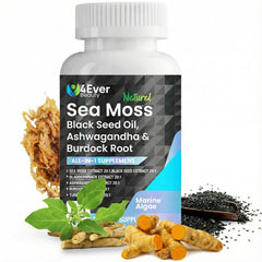 4Ever Beauty Sea Moss bottle for daily minerals and skin-supporting nourishment.