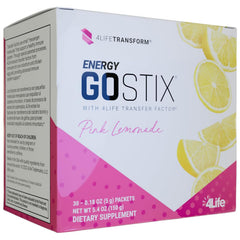 4Life Energy Go Stix pink lemonade packet for on-the-go energy boost