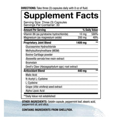 4Life Fibro AMJ bottle label image highlighting magnesium and boswellia ingredients.