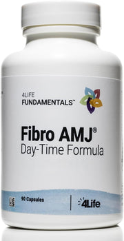 4Life Fibro AMJ capsules close-up for daily immune and joint support.