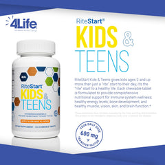 4Life RiteStart chewable Apple close-up shows kid-friendly texture.