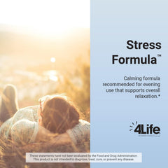 4Life Stress Formula ingredients spread showcasing natural botanicals for soothing effects