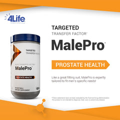4Life Transfer Factor MalePro bottle 90 softgels ready for daily support.