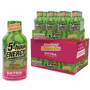 5-hour ENERGY extra strength shot bottle offering zero sugar energy for busy days