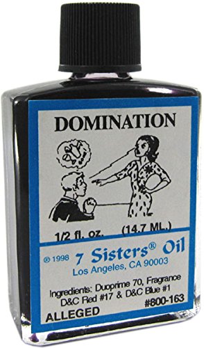 7 Sisters Domination Oil bottle for ritual use to boost confidence and personal power