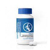 9 YOUNG-BASIC bottle showing glucosamine-chondroitin-calcium-d3 for joint nourishment