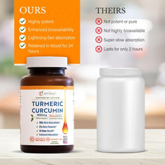 A1Vitality NovaSOL Turmeric Curcumin label detail showing quality and non GMO promise
