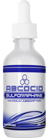 ABCOCID activated sulforaphane bottle for easy daily supplement routine.