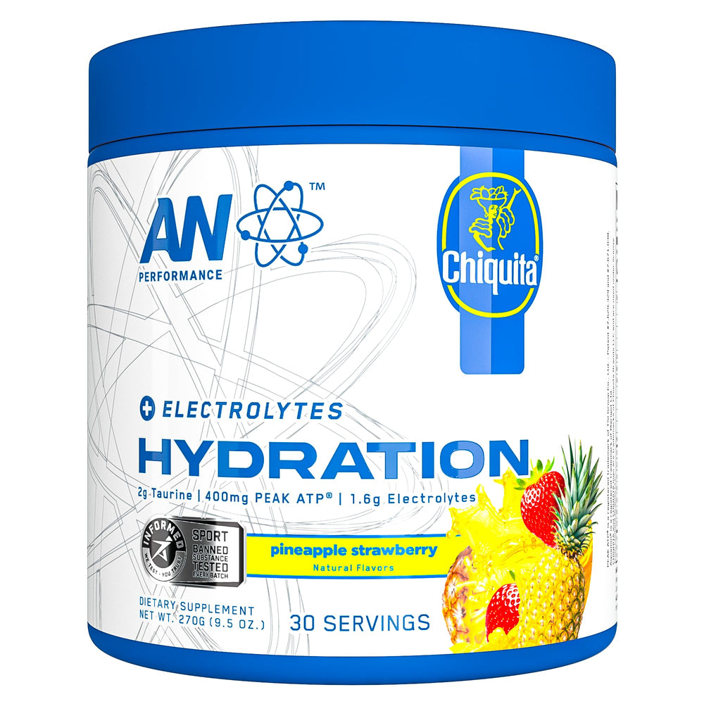 ABE all black everything AN Performance powder tub front for zero sugar hydration