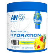 ABE all black everything AN Performance powder tub front for zero sugar hydration