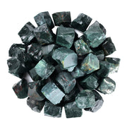 ABHISUBYA Bloodstone raw crystals, 1lb on natural surface for display or crafting.