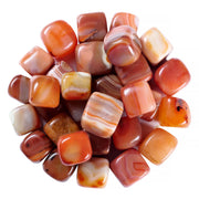 ABHISUBYA Carnelian tumbled stones bulk for meditation and home decor.