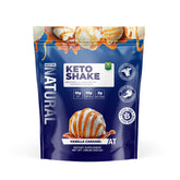 About Time Keto Shake Vanilla Caramel bottle for quick, low-carb fueling.