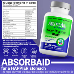 AbsorbAid Platinum capsules in a neat pile ready for daily use