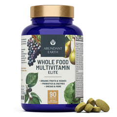 Abundant Earth Women multivitamin bottle for daily energy and balance