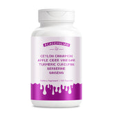 ACADEMICIAN berberine acv turmeric capsules bottle supports a daily wellness routine.