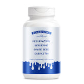 ACADEMICIAN resveratrol berberine and quercetin capsules bottle for daily routine support