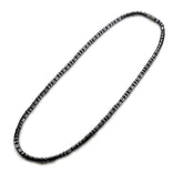 Accents Kingdom magnetic hematite drum beads necklace with a strong clasp.