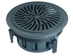 Access Floor Systems AirFuse Swirl Diffuser black 8-inch distributes air in medium offices