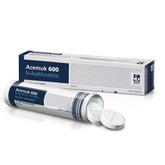 Acemuk NAC 600 mg tablets front view for everyday wellness support.