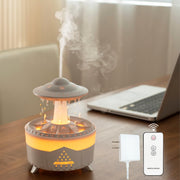 AChoice4U UFO Raindrop Diffuser with a modern design for relaxation.
