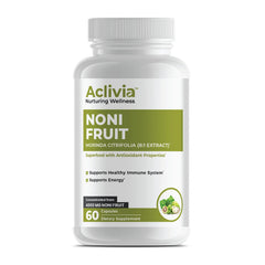 Aclivia Hawaiian Noni bottle front for daily wellness.