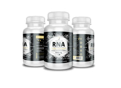 ACTIF RNA packaging emphasizes non-GMO and gluten-free attributes.