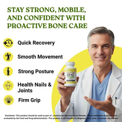Activa Labs bones and teeth support with D3 and K2 capsules.