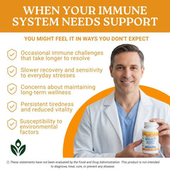 Activa Labs Immunity Boost label detail showing vegan, non GMO, gluten-free