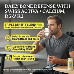 Activa Labs Vitamin D3 & K2 capsules close-up for vegan wellness