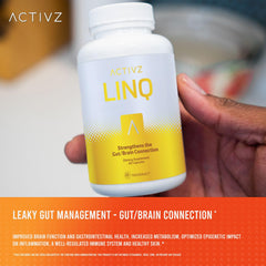 Activz LINQ packaging showcasing immune support potential for daily resilience