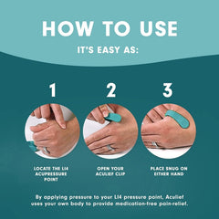 Compact stress-relief device from Aculief in action