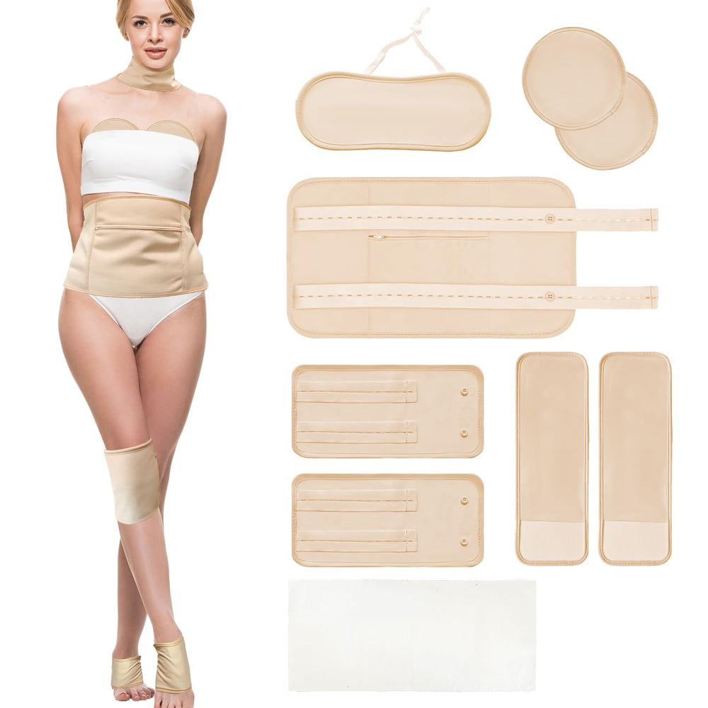 ADEQUAS Castor Oil Pack Wrap neck with soft fabric for comfortable wear