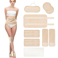 ADEQUAS Castor Oil Pack Wrap neck with soft fabric for comfortable wear