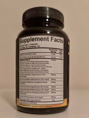 Adndale 18-in-1 blend ingredient list close-up.
