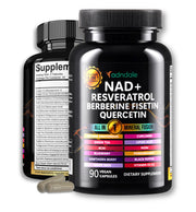 Adndale NAD Resveratrol 18-in-1 bottle for daily vitality and wellness.