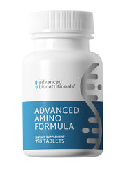 Advanced Bionutritionals Advanced Amino Formula tablets in bottle for pre-workout energy