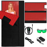 ADVARAYS red light therapy pad front view, ideal for home facial and body care.